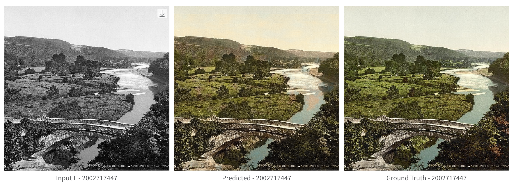 Example output - decent photochrom style